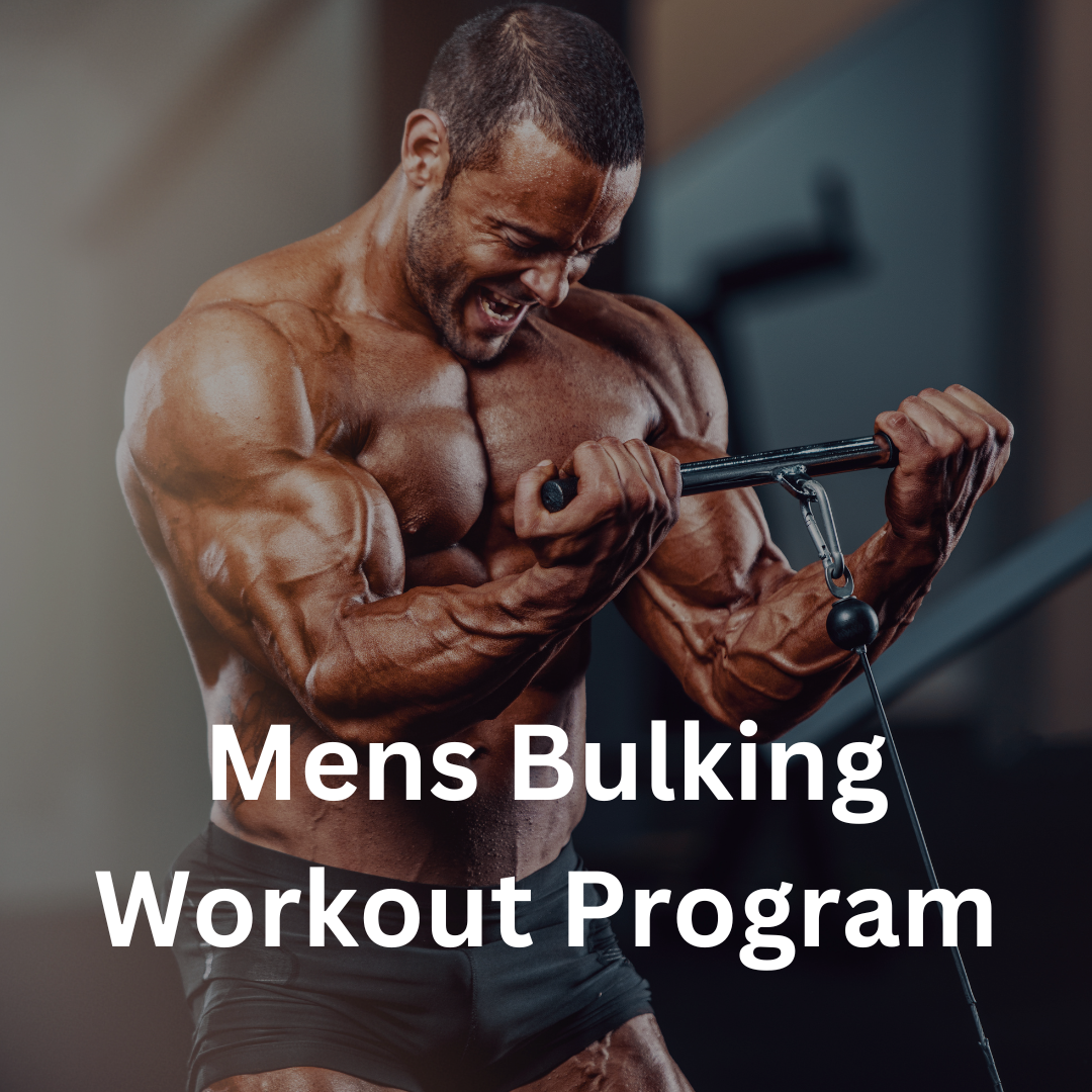 Mens Bulking Complete Workout Program – NM Fitness